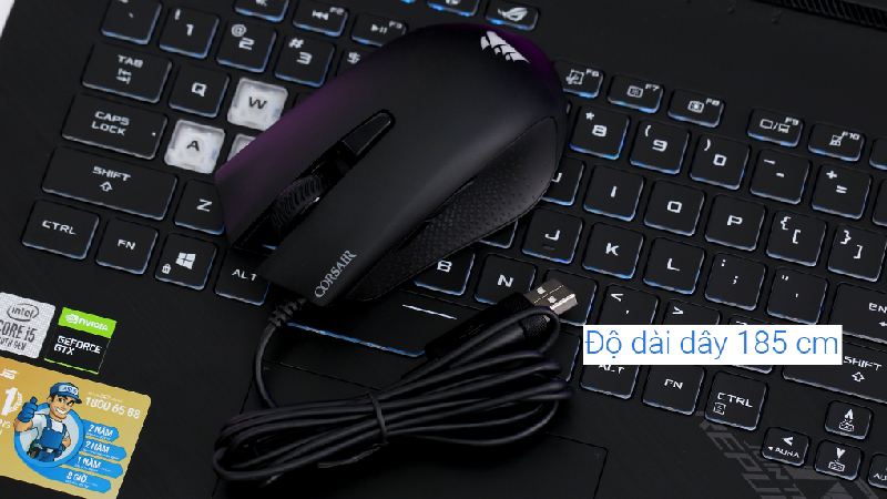 Chuột Corsair Harpoon RGB Pro Đen